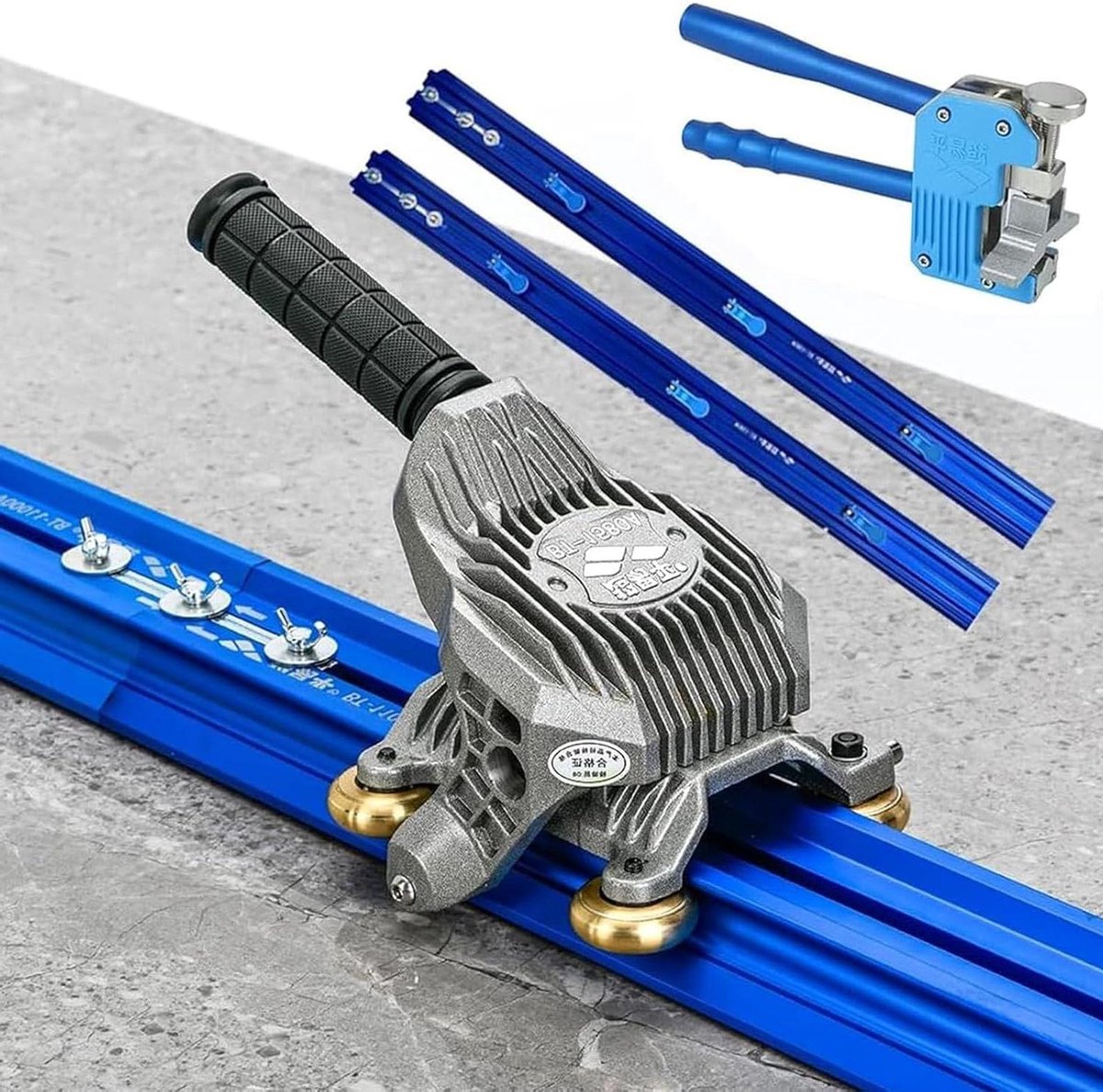 Handmatige tegelsnijder - Tegelsnijgereedschap - Precisie tegelwerk - Hardmetalen wielen - 4-18mm dikte - Zilver