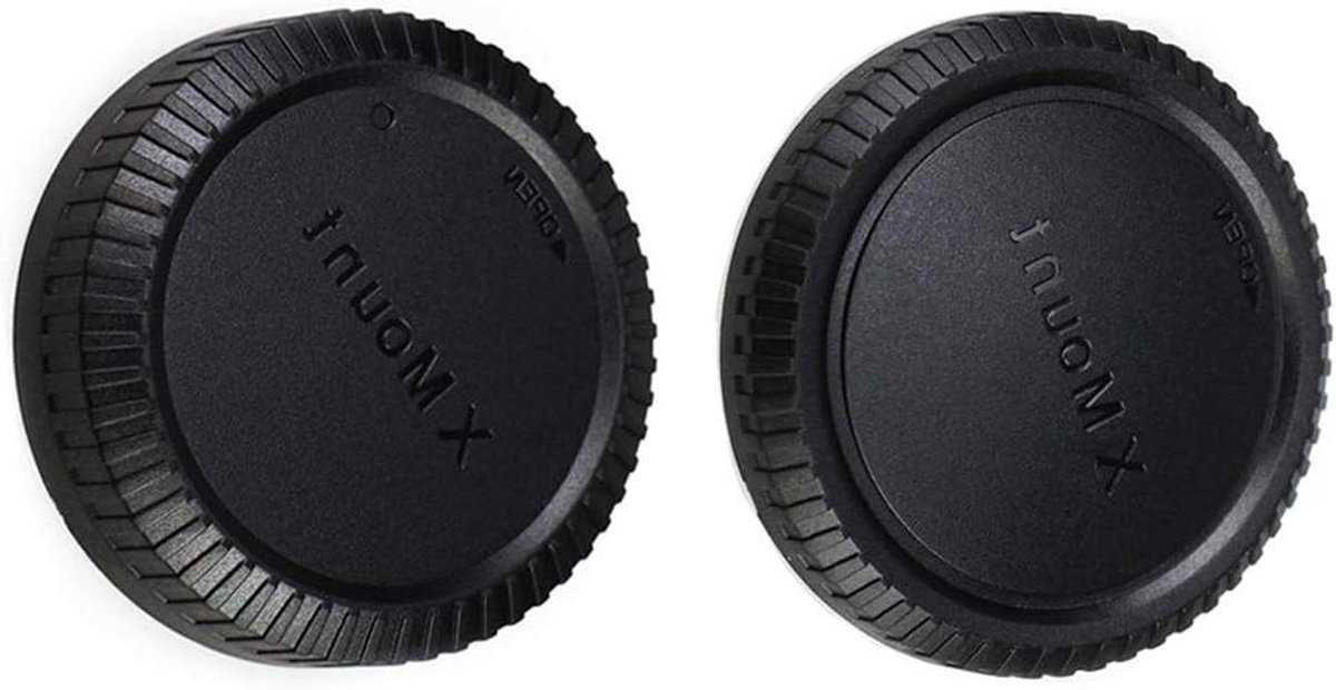 Body Cap Achterlens Cap - Camera Lens Bescherming - Camera Opslag - Stof En Vocht Dicht - 1 Set - Zwart