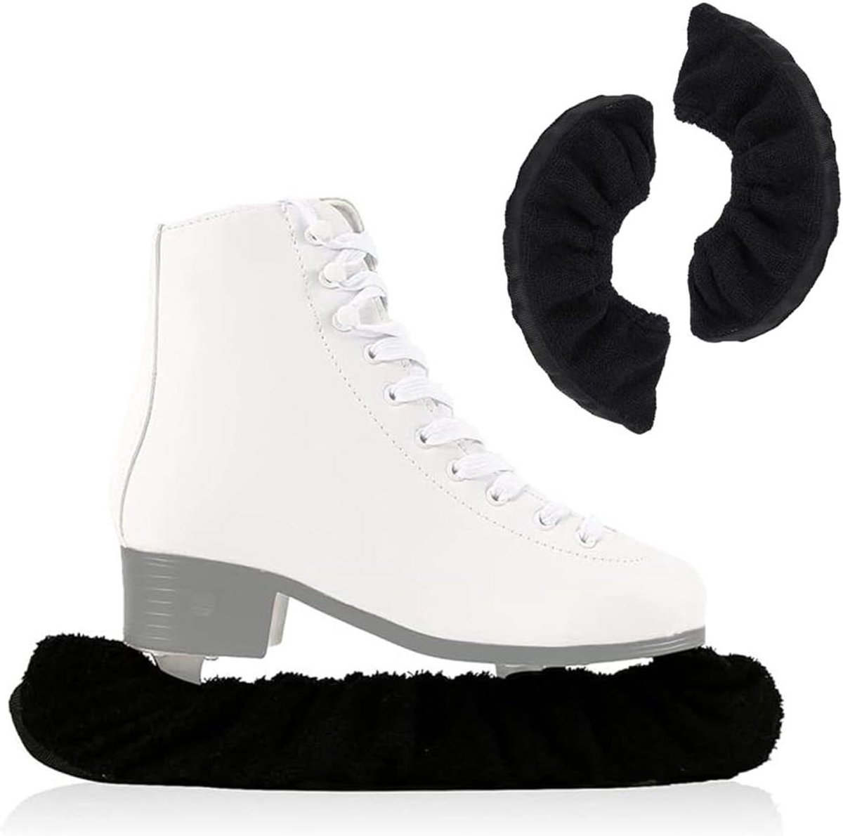Skate Beschermers - IJshockey Sokken - Sport Beoefenen - Elastisch Ontwerp - 1 Paar - Wit