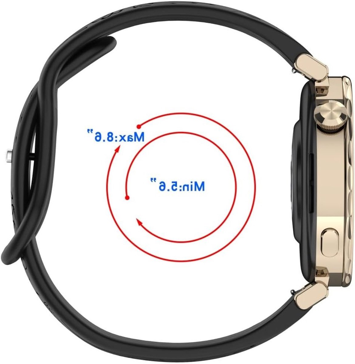 Elegante 22 mm Bloemenarmband voor Garmin Venu 2/3 en Forerunner 970/570/265/255 - Silicone Vervangband voor Dames met Stijl en Comfort