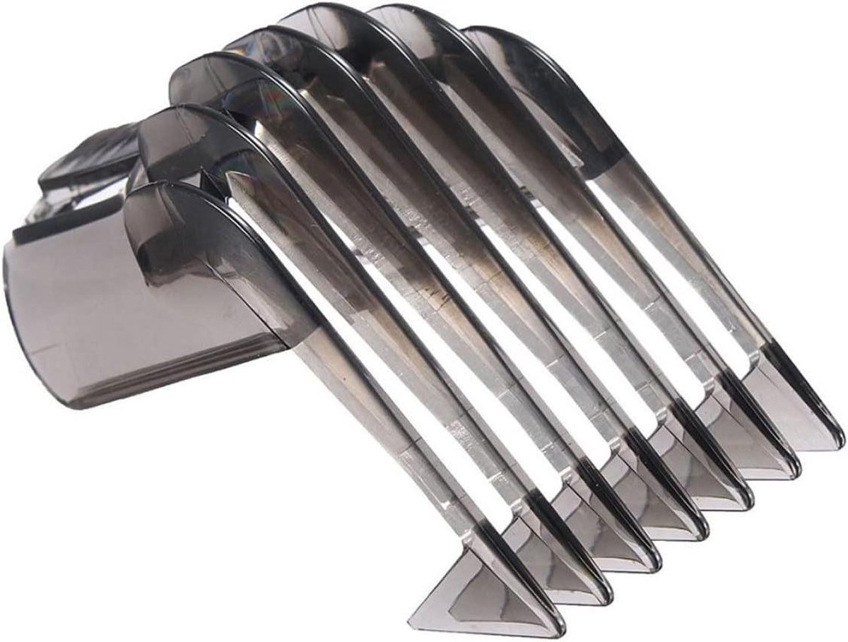Opzetkam Tondeuse - Baardtrimmer Kam - Haarlengte Instellen - Verstelbaar 3-21mm - QC5130 Serie - Zwart