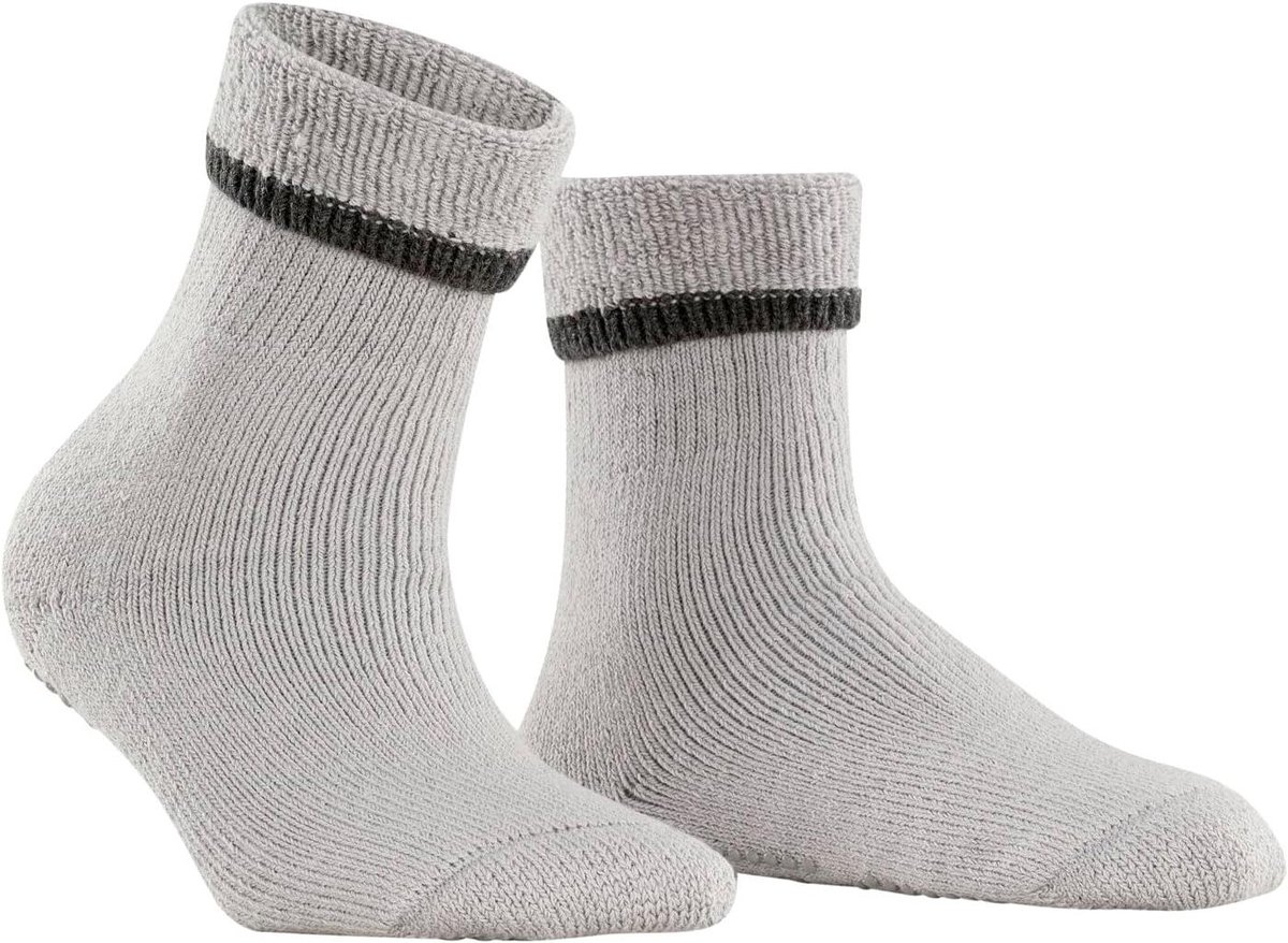 Dames Huissokken - Pantoffelsokken - Comfortabel Ontspannen - Antislip zool - 1 Paar - Grijs