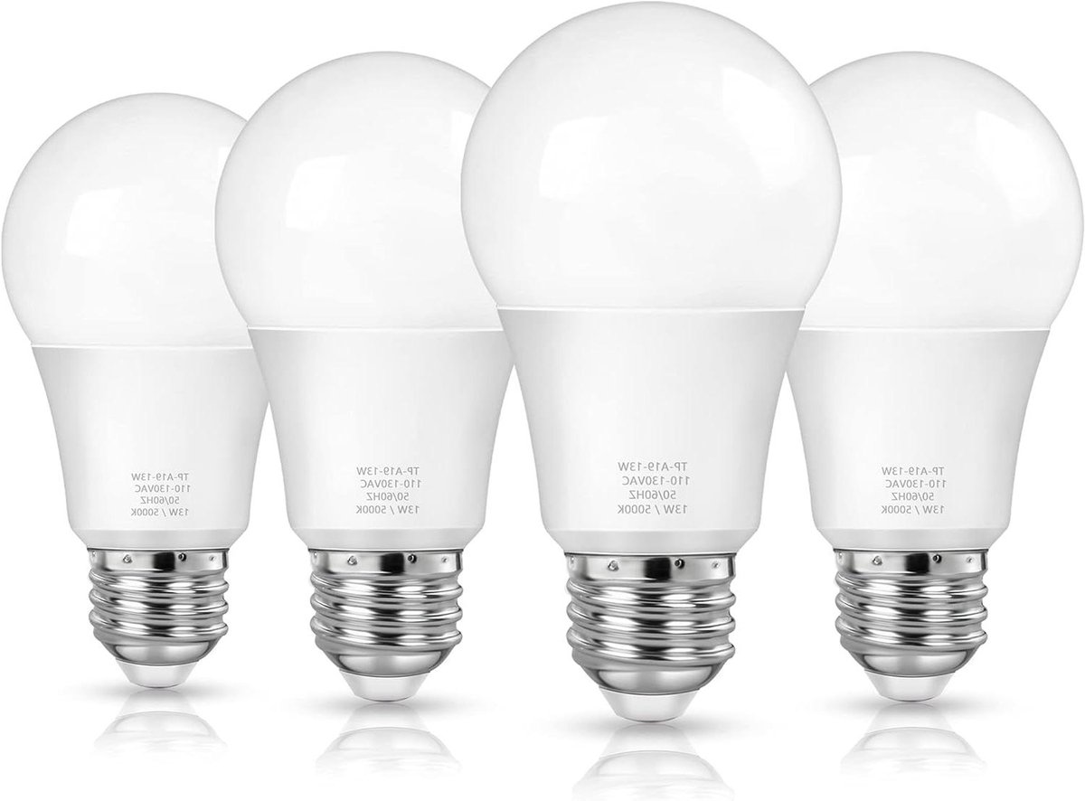Ledlampen Set - Energiezuinige lampen - Thuis en kantoor - 100 Watt vervanging - 13 Watt - Daglicht wit