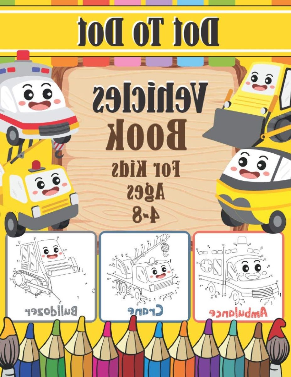 Punt Naar Punt Boek - Activiteitenboek Kinderen - Leren en Plezier - 47 Puzzels - 8.5 x 11 inch