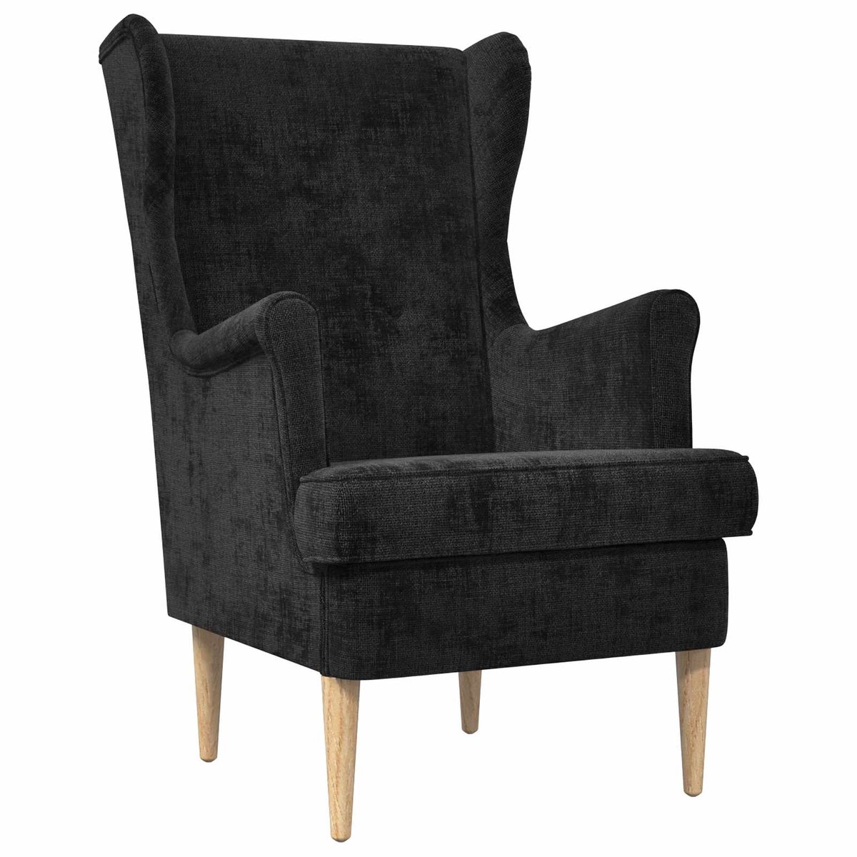 vidaXL Fauteuil - Zwart - ARES