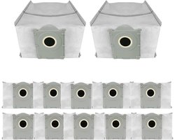 12 stuks vervangende stofzakken – Voor ECOVACS DEEBOT X8 PRO OMNI /X9 PRO OMNI /T50 Pro OMNI /T50 MAX PRO OMNI /T80 OMNI robotstofzuigers