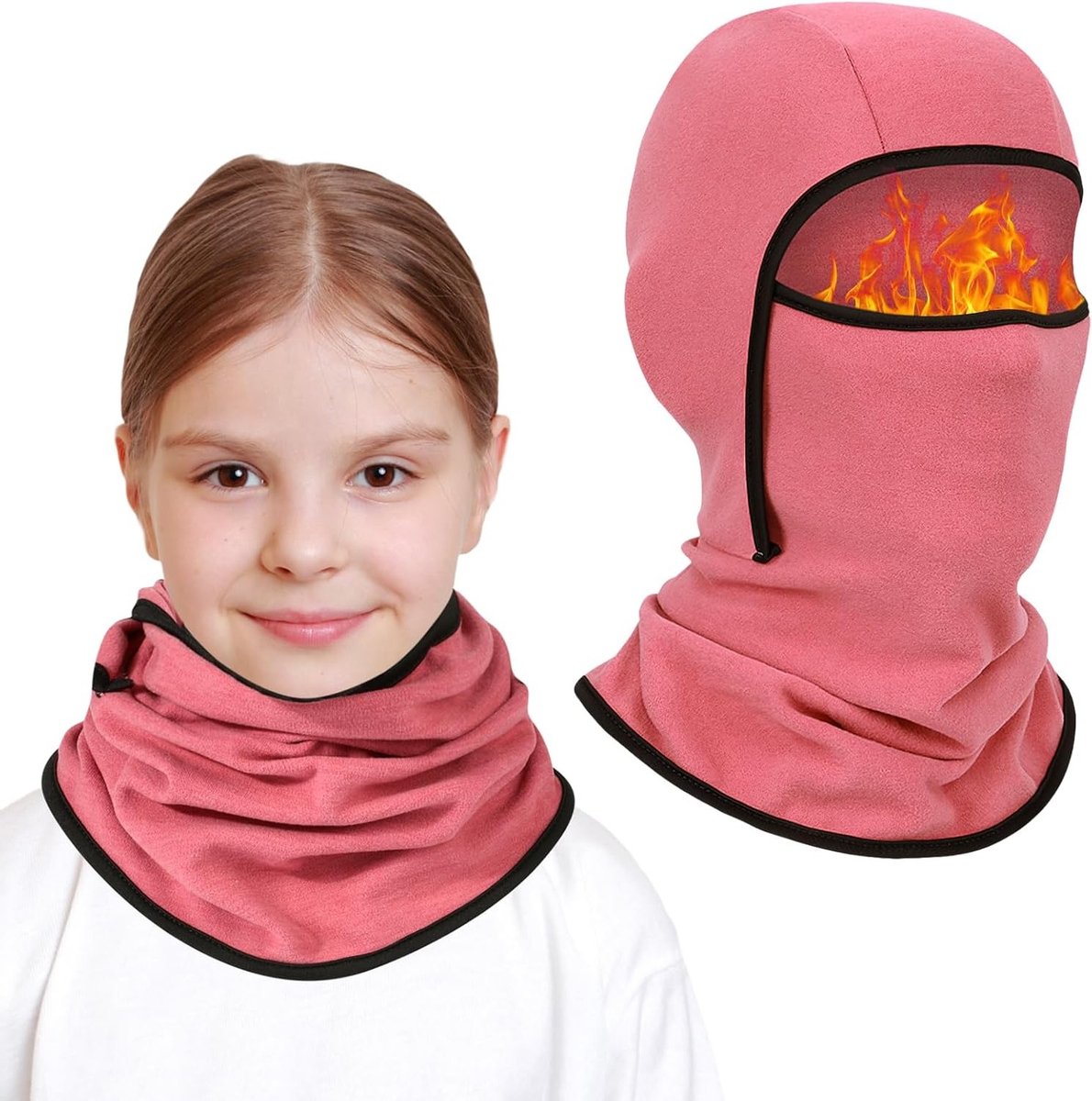 Thermische Balaclava voor Kinderen - Multifunctionele Winddichte en Warme Ski Masker voor Fietsen en Wintersport, Geschikt voor Jongens en Meisjes van 6-14 Jaar