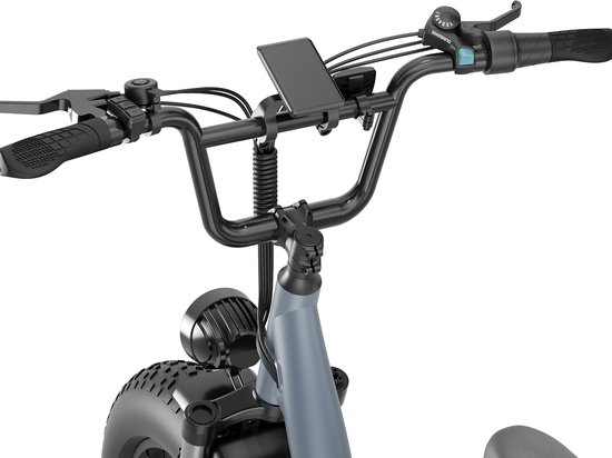 Qekud E20 PRO Elektrische Fiets - 250W Motor, 48V 15.6Ah Accu, 20"x4.0" Vetbanden, SHIMANO 7 Versnellingen van Merkloos — afbeelding 3