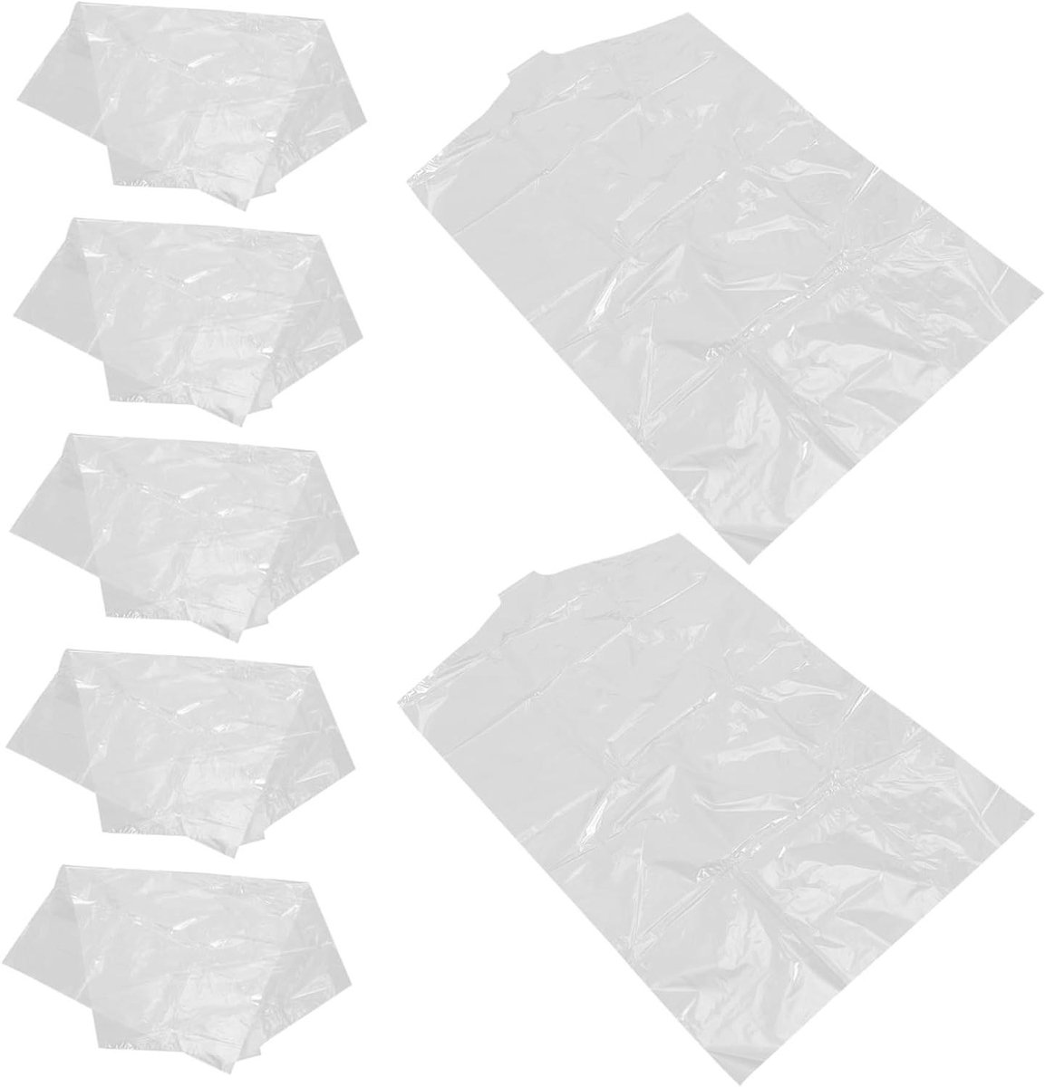 Kledinghoezen - Kledingbeschermers - Opbergen Kleding - Helder Ontwerp - 30 Stuks - Transparant