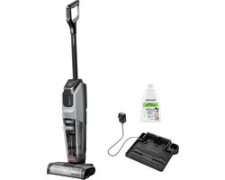 BISSELL CrossWave® OmniForce™ Select Vloerreiniger - Draadloze Stofzuiger met Dweilfunctie - Vlekkenreiniger voor Harde Vloeren - Snoerloze Steelstofzuiger - 2 in 1 Vacuum Cleaner met LED - Extra Krachtig 31aW - ZeroGap Technologie™ - 3912N