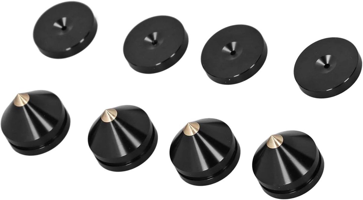 Luidspreker Spikes - Vloerbeschermers - Geluid Verbeteren - Schokabsorberend - 20mm Hoog - Metaal