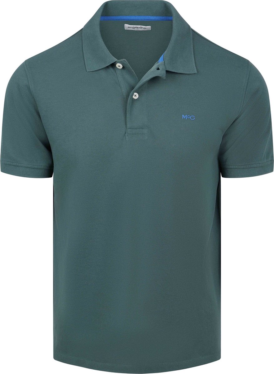 McGregor Piqué Polo Donkergroen - Maat M - Heren