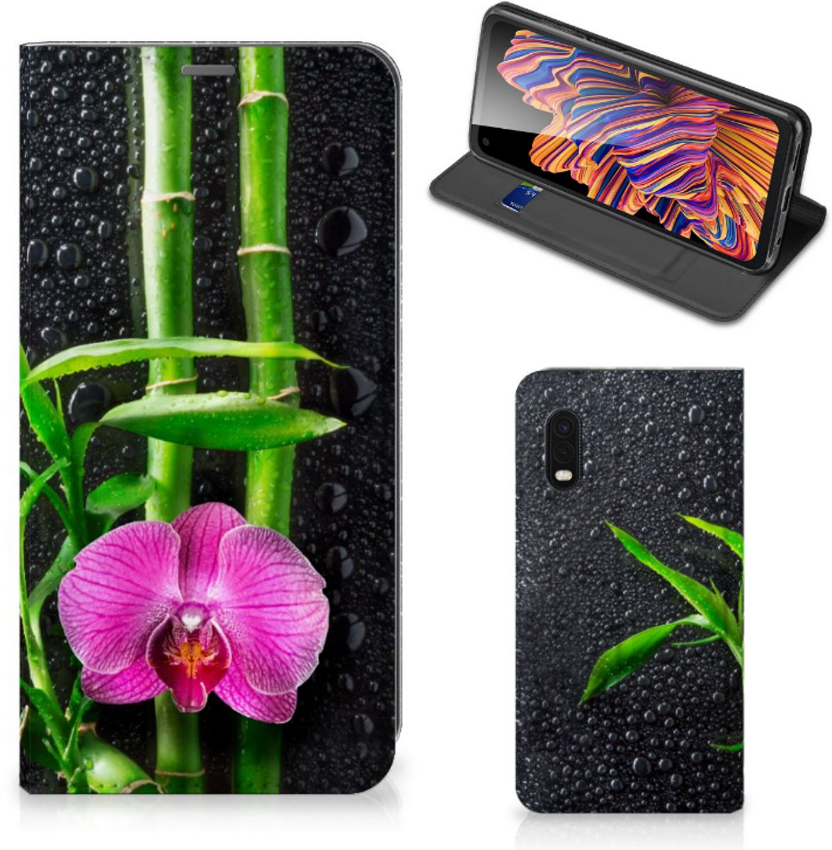 Samsung Xcover Pro Smart Cover Orchidee