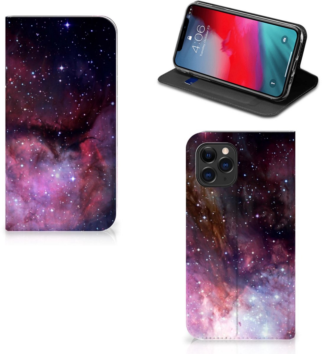 Stand Case voor Apple iPhone 11 Pro Galaxy
