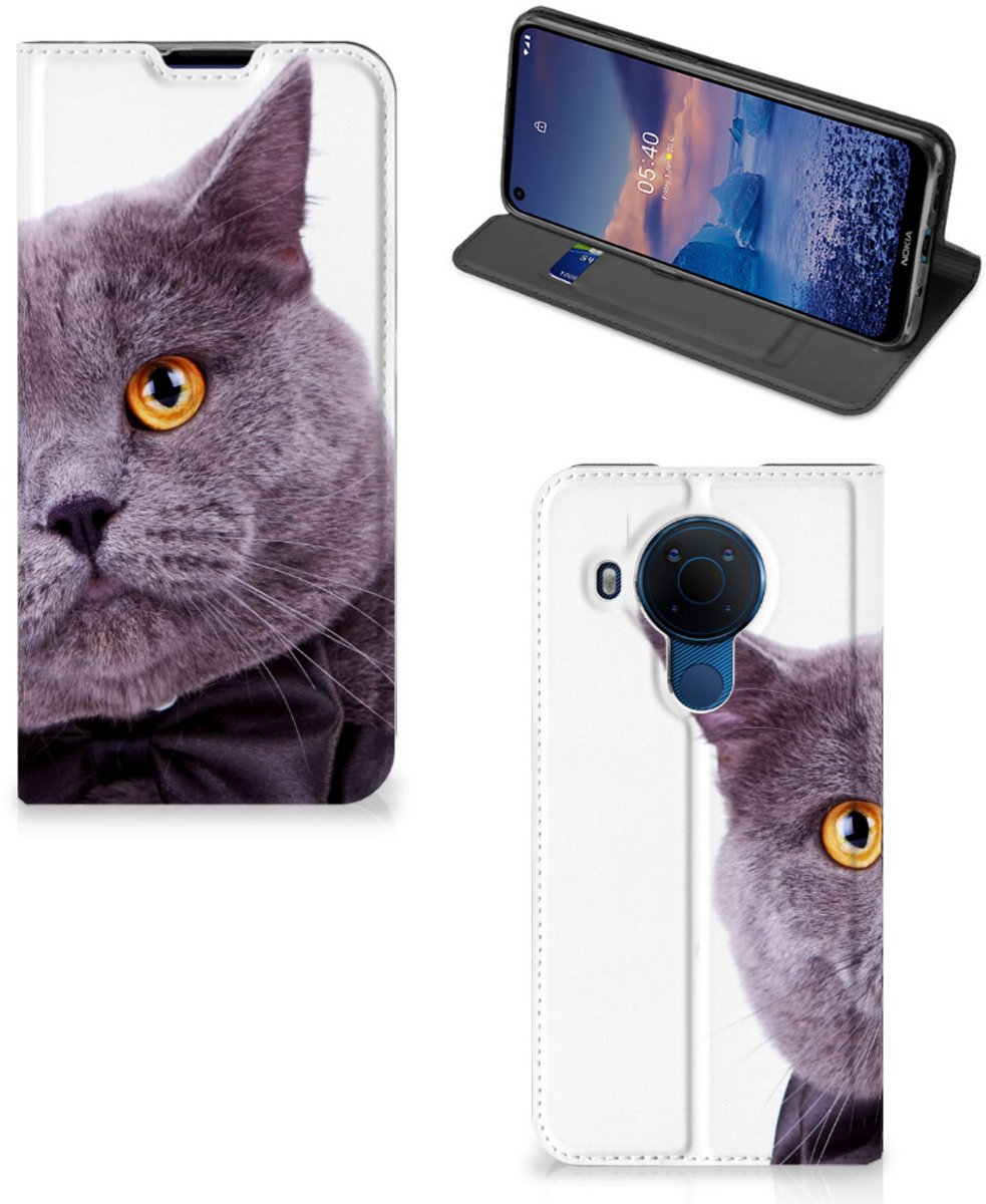 Nokia 5.4 Hoesje maken Kat