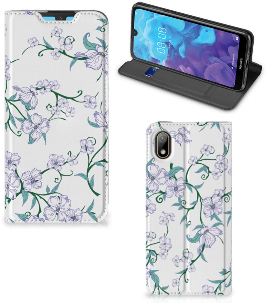 Huawei Y5 (2019) Uniek Smart Cover Blossom White