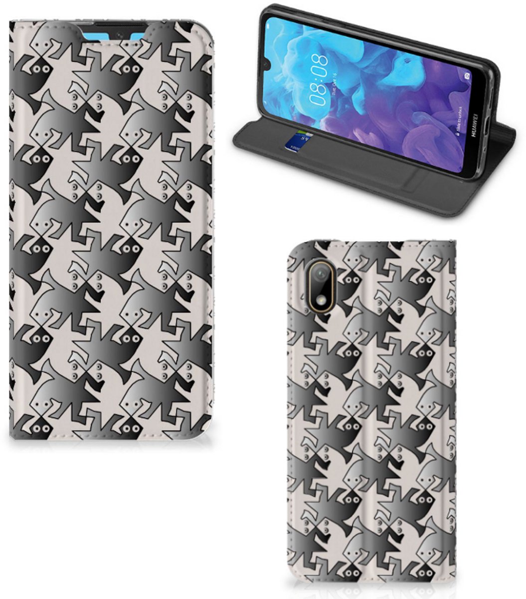Huawei Y5 (2019) Hoesje maken Salamander Grey