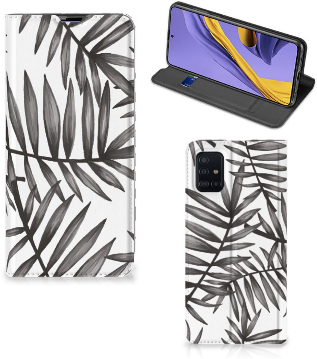 Samsung Galaxy A51 Smart Cover Leaves Grey