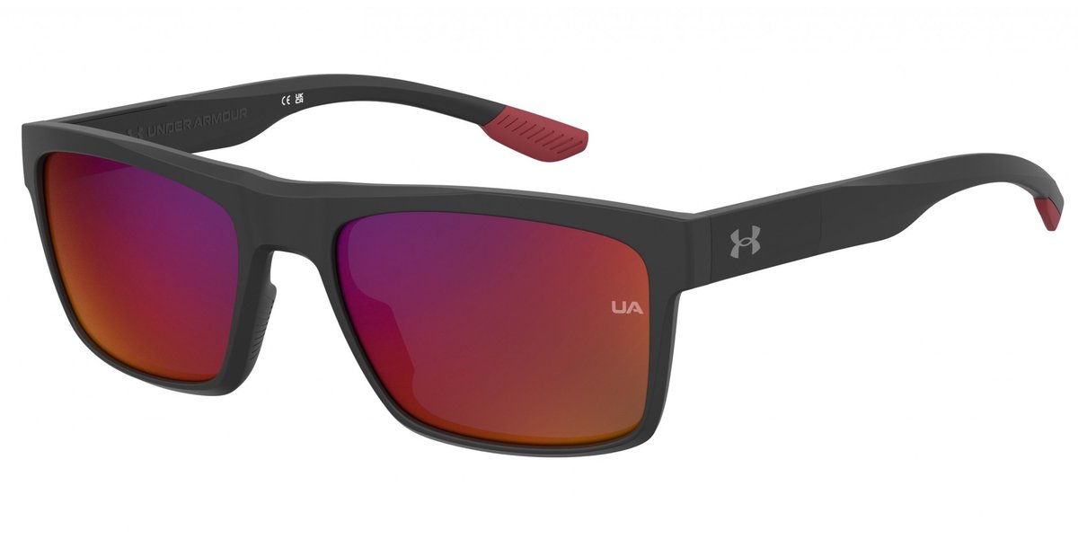 Under Armour UA ACETECH Matte black red 58/19/145 UNISEX Zonnebrillen