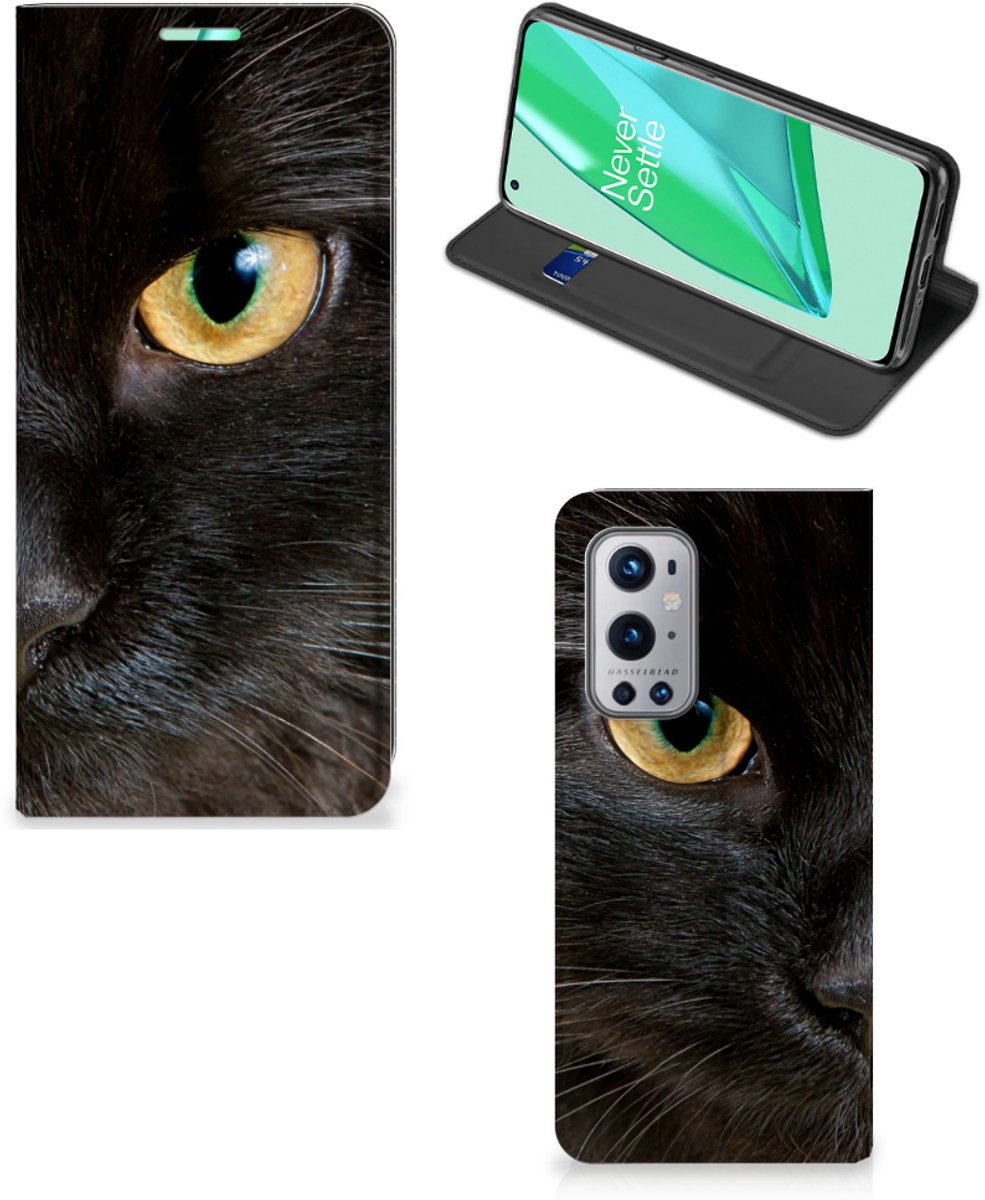 OnePlus 9 Pro Hoesje maken Zwarte Kat