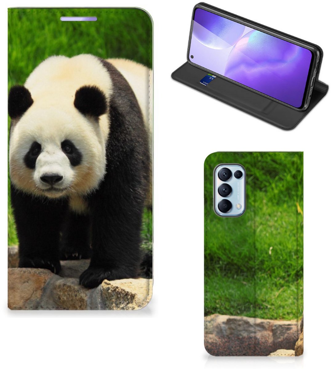 OPPO Find X3 Lite Hoesje maken Panda