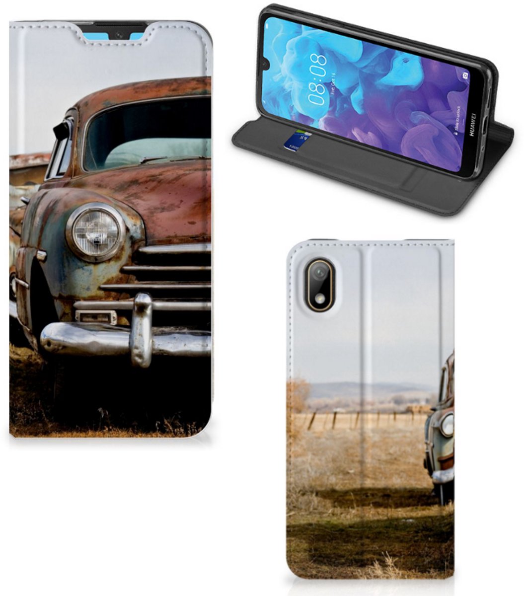 Huawei Y5 (2019) Stand Case Vintage Auto