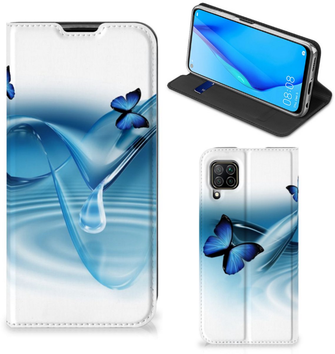 Huawei P40 Lite Hoesje maken Vlinders