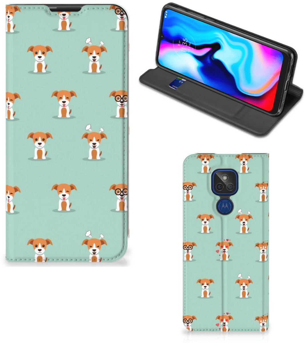 Motorola Moto G9 Play Hoesje maken Pups
