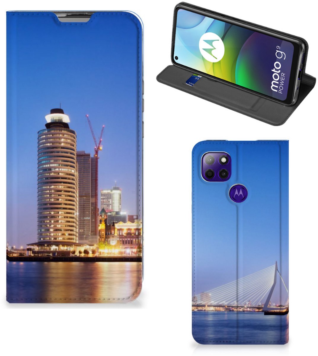 Motorola Moto G9 Power Book Cover Rotterdam