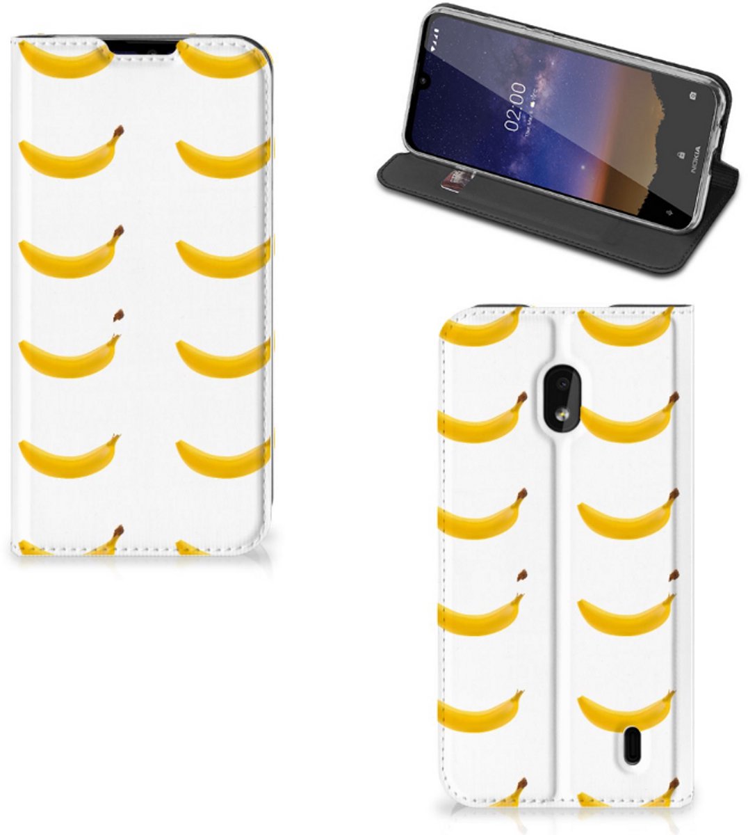 Nokia 2.2 Flip Style Cover Banana