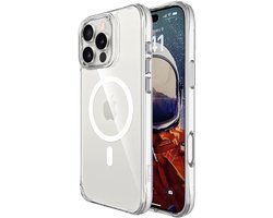 Buddi Core - Hoesje Geschikt voor Apple iPhone 16 Pro Max - Compatibel met MagSafe - Back Cover met Magneet - Doorzichtige Telefoonhoes - Beschermhoes - Transparant