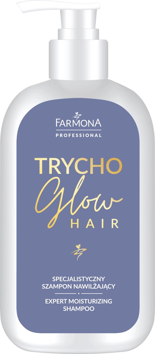 FARMONA Trycho Glow - Hydraterende Shampoo - Keratine, Ceramiden, 900 ml