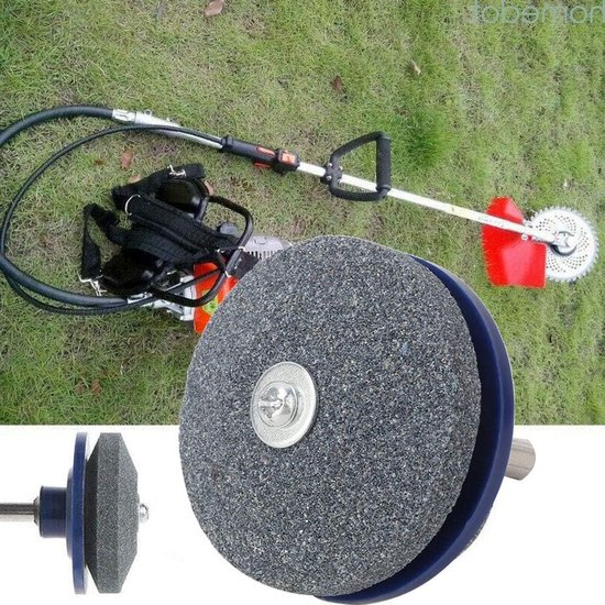 Professioneel Slijpen Sneller Grasmaaier Mes - Slijper Tuin Industrieel Gereedschap - Slijtvaste Grasmaaier voor Boormachine - 2.1in * 1.9in - HTML Content toegevoegd . van Evi Herika — afbeelding 2