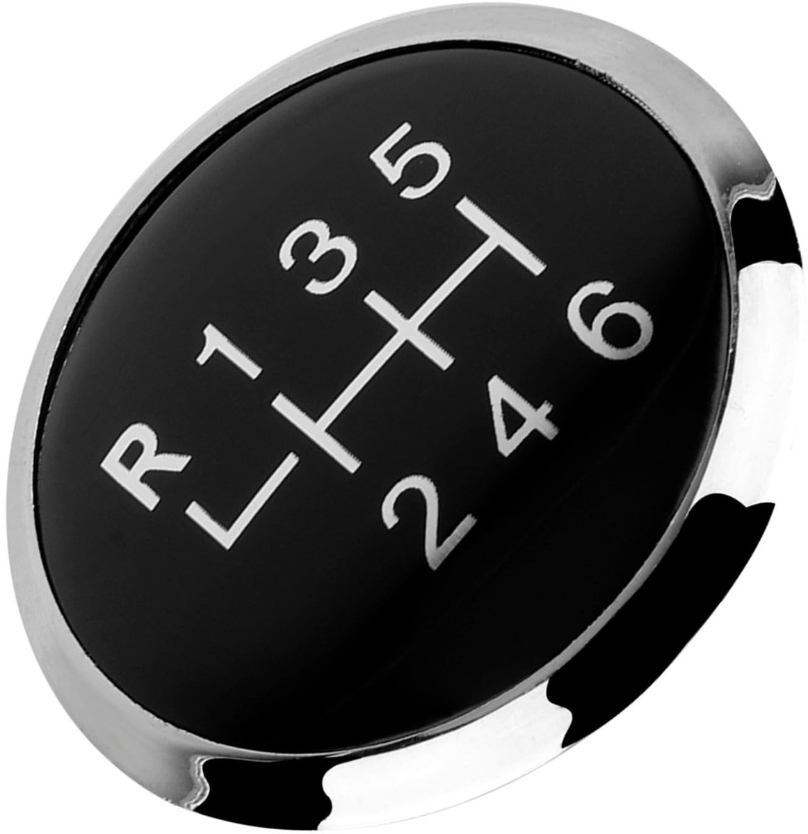 Cosensi- Versnellingspookknop Hoogwaardige ABS - 6 Versnellingen - Embleem - Accessoires - Badge Sticker - Lichtgewicht en Duurzaam - Versnellingsknop