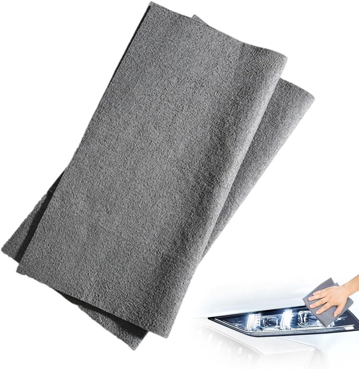 Auto Detailing Microfiber Handdoeken,Ultra Absorberende Auto Detailing Drogen Wassen Grote Handdoek | Non-Streak Voorruit Polijsten Doekjes Reinigingsdoek