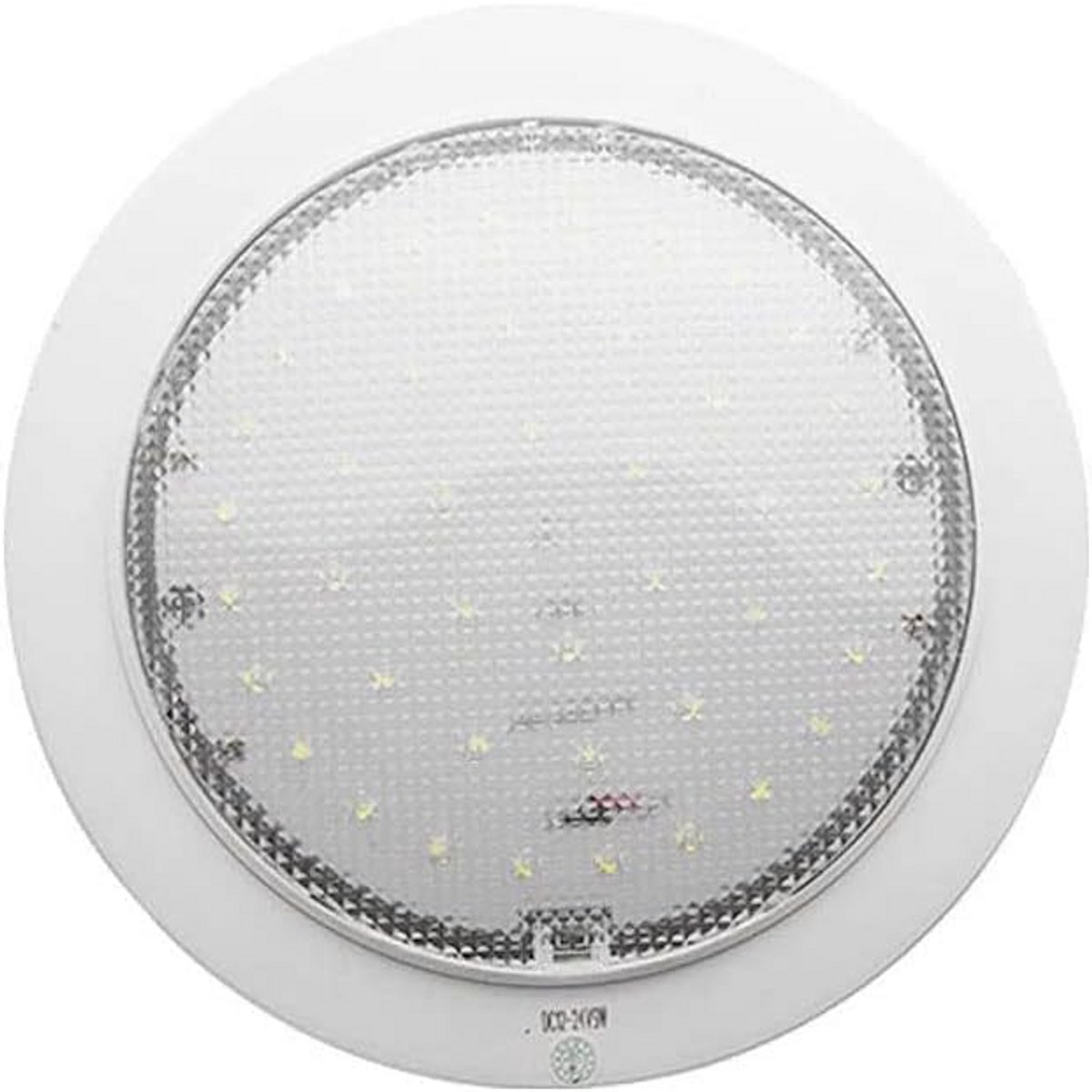 Ronde LED Plafondlamp 12V voor Camper, Caravan, Vrachtwagen - Warm Wit