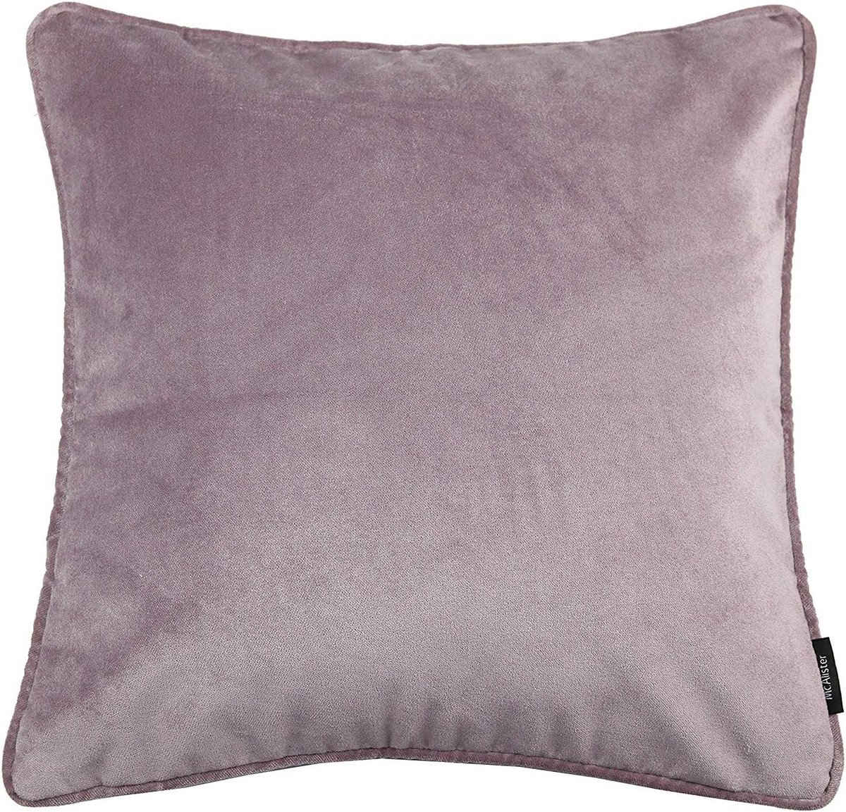 Luxe Velours Sierkussenhoes Lila Paars 49x49 cm Zacht Effen Kussen)