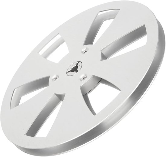Lege 1/4 7 Inch Tape Reel van Aluminium Legering, 6-Gat Open Reel voor Geluidsopnames en Machines van Merkloos — afbeelding 2