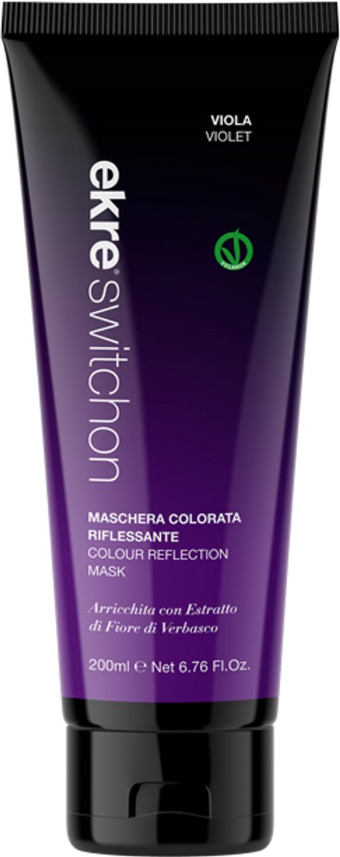 Ekre - Switch On Color Reflection Mask - Violet - 200 ml