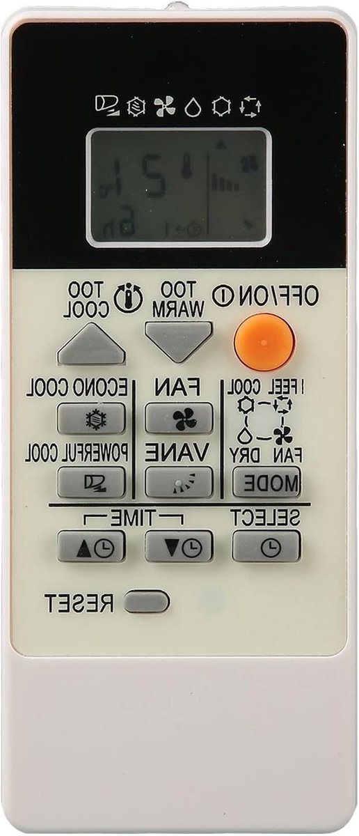 Verwarming en Koeling Afstandsbediening Vervanging voor Mitsubishi Airco Modellen MSZ-DM25VA MSZ-DM35VA MSZ-HJ25A MSZ-HJ35VA met Eenvoudige Bediening