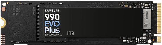 Samsung 990 EVO Plus - Interne SSD - PCIe 4.0 - NVMe 2.0 - 1 TB