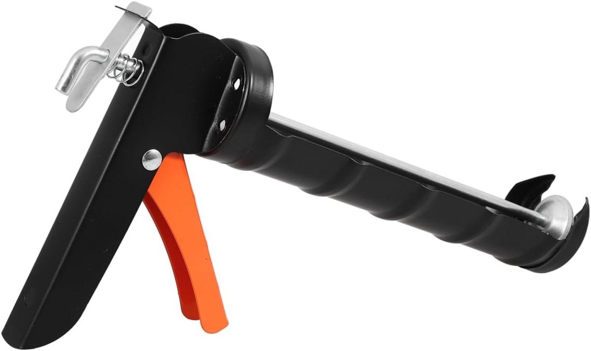 Metalen Kitspuit - Lijm Dispenser - Precisie Afwerking - Ergonomisch Ontwerp - 30.5 cm Lengte - Zwart