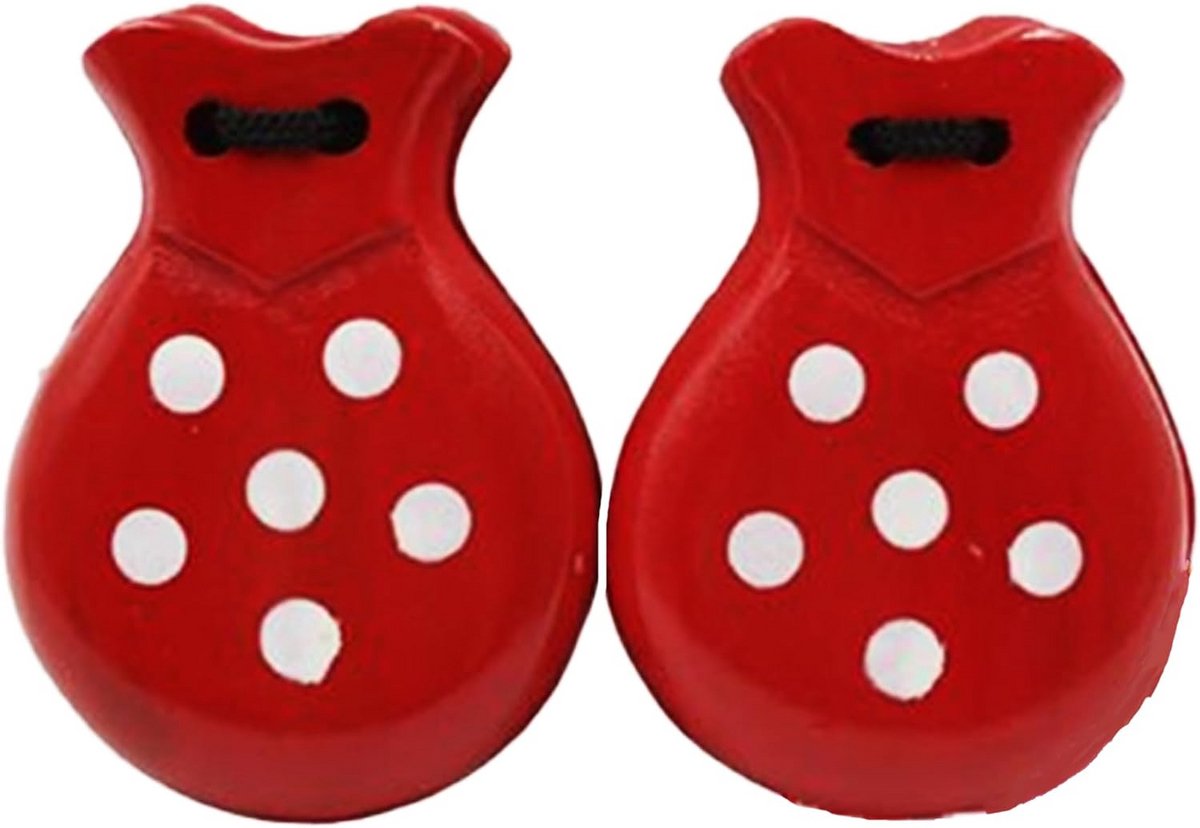 Houten Kastagnetten voor Flamenco Dans en Sevillana - Spaans Muziekinstrument