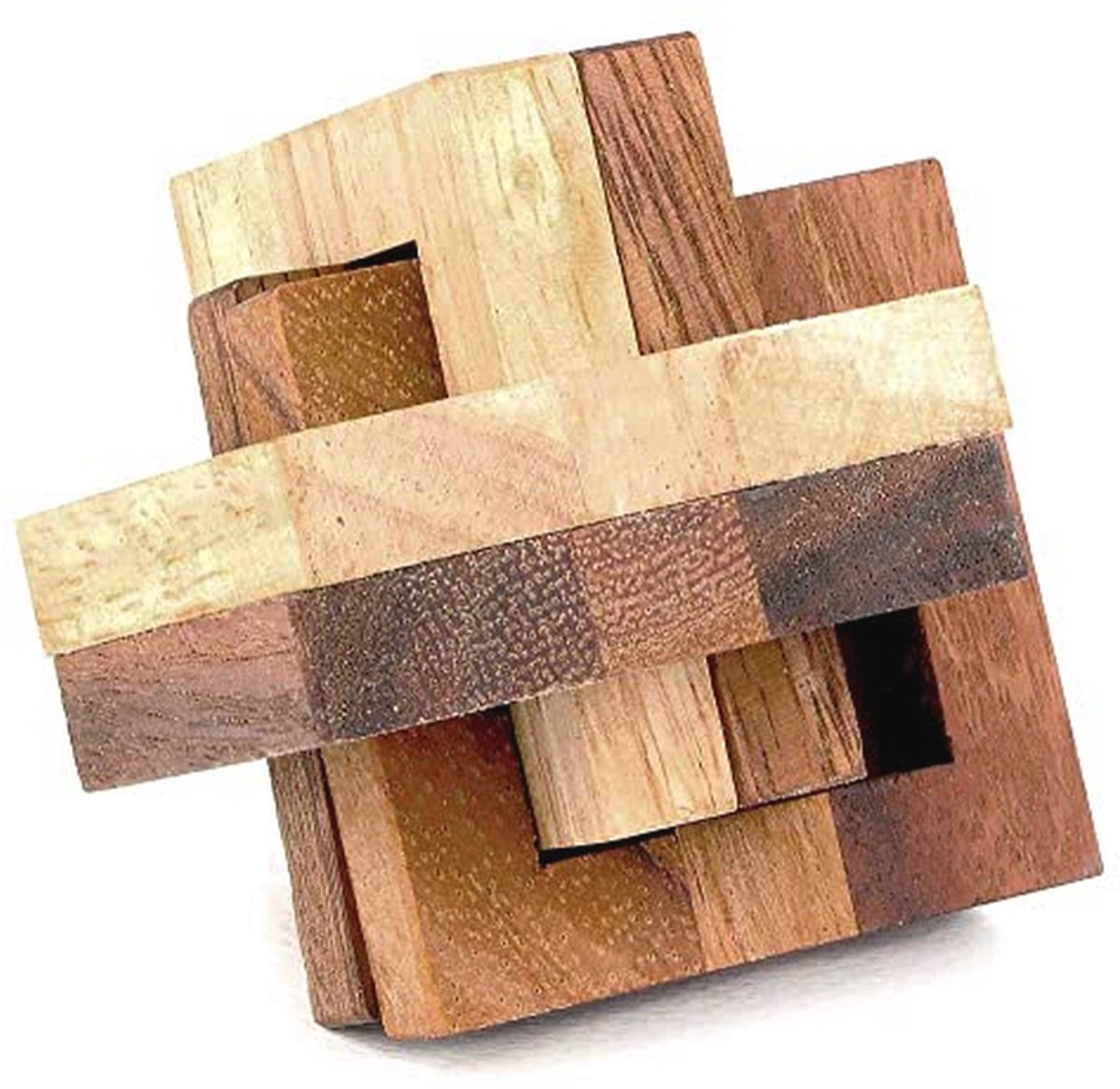 3D Houten Hersenkraker - Moeilijkheidsgraad 5/6 - Leonardo da Vinci Collectie