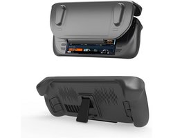 LICHIFIT Full Wrap Slim Case Beschermende Cover Skin voor Steam Deck TPU Anti-val Stofdichte Bescherming Case met Afneembare ABS Front Shell en Kickstand