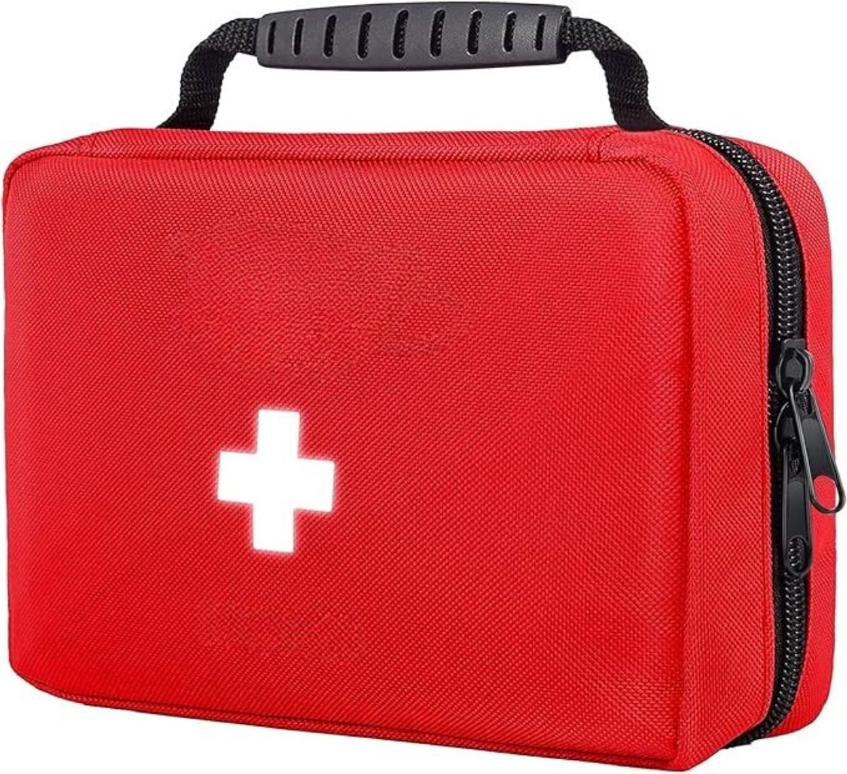 QIN® Ehbo Reisset - Reisset - EHBO - Set 222 Stuks - 22x18x10cm - Rood - 22cm x 17cm x 10cm