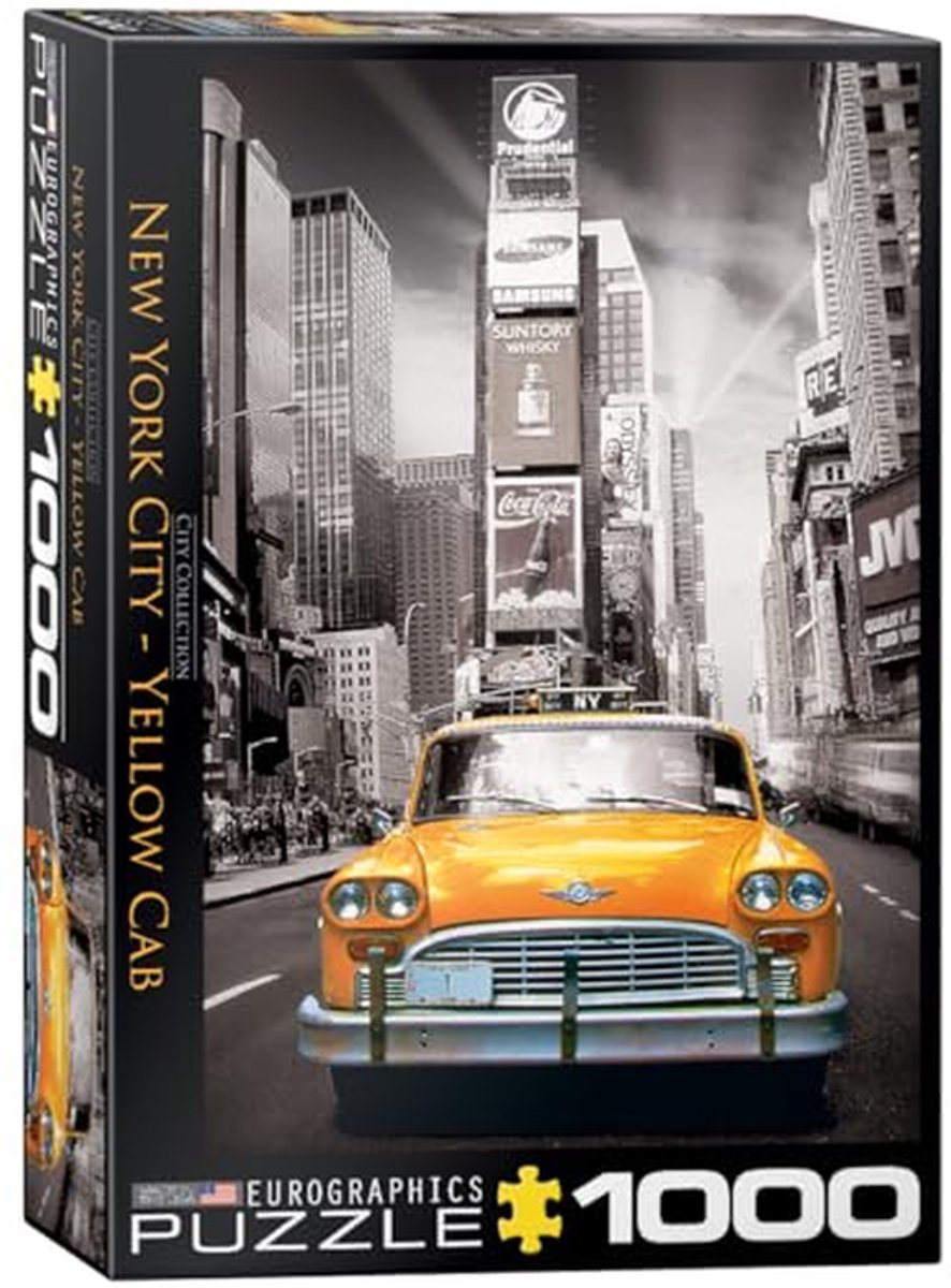 1000-delige Puzzel van een Iconische Gele Taxi in New York City