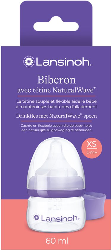 Lansinoh Fles met Natural Wave® Speen - 60 ml