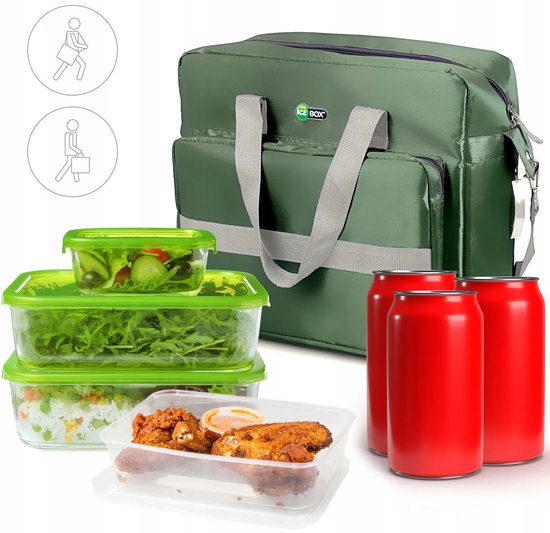 Promis ICEBOX TL30 - Koeltas - 30 Liter - Groen - Inclusief Flesopener van PROMIS — afbeelding 3