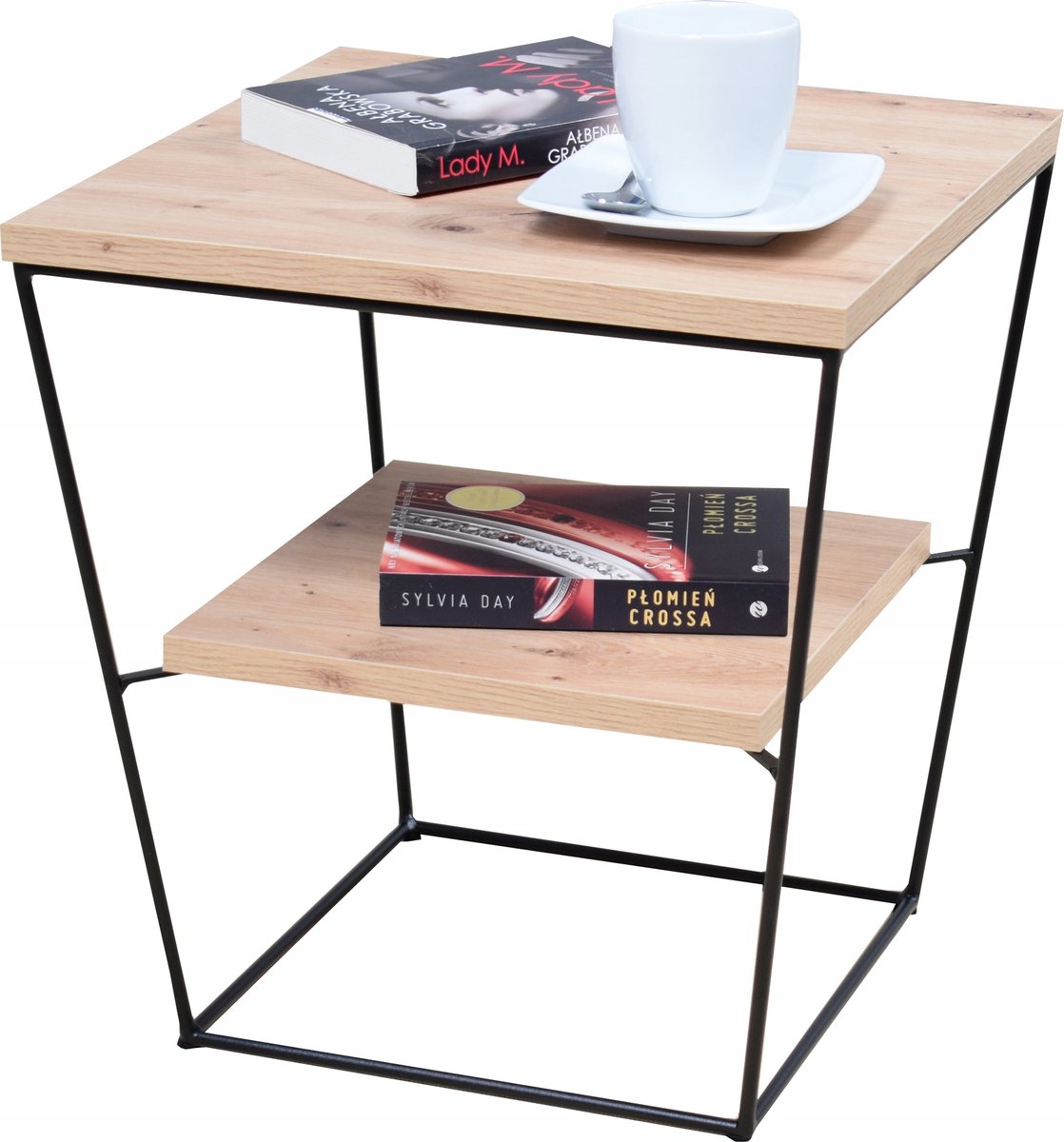 FutuStal Artisan Serie - Druciany Tafel - Zwart - 43 cm - Industrieel Ontwerp